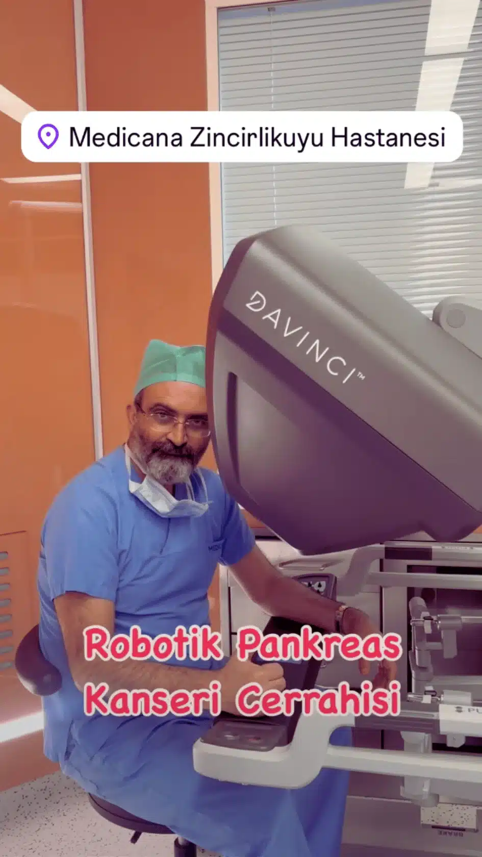Robotik cerrahi ile pankreas kanseri ameliyatı
